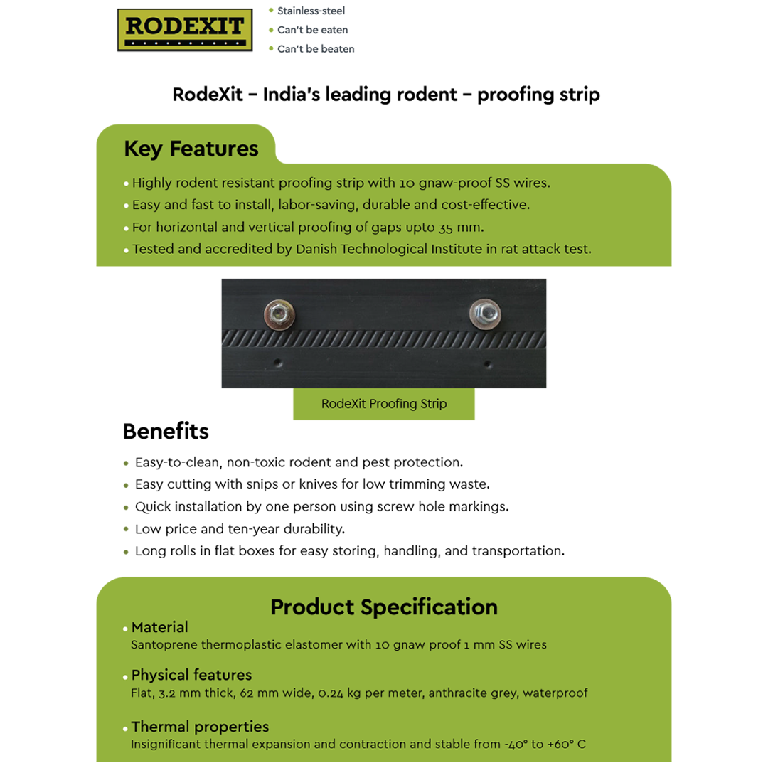 Rodexit Proofing Strip - 1m